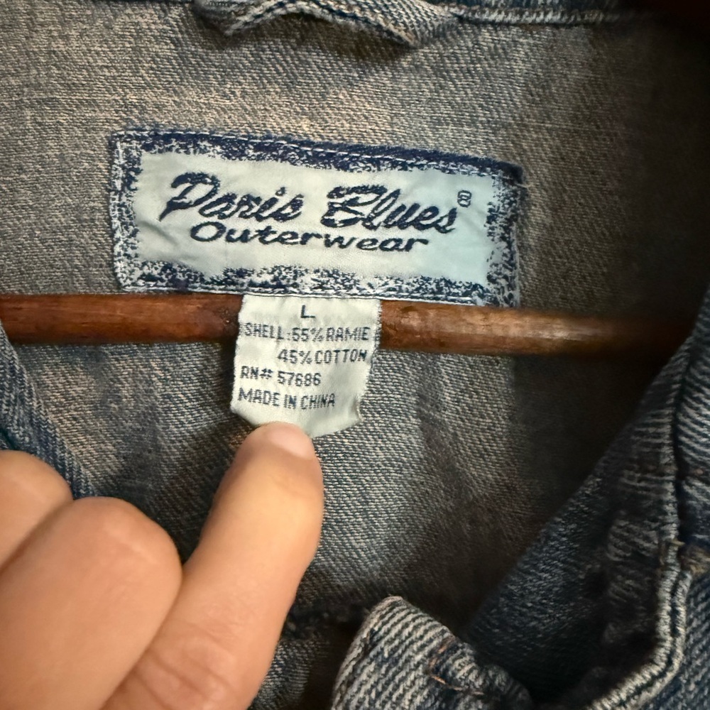 Paris Blues Outerwear Vintage Y2K Jean Jacket - Picture 3 of 4